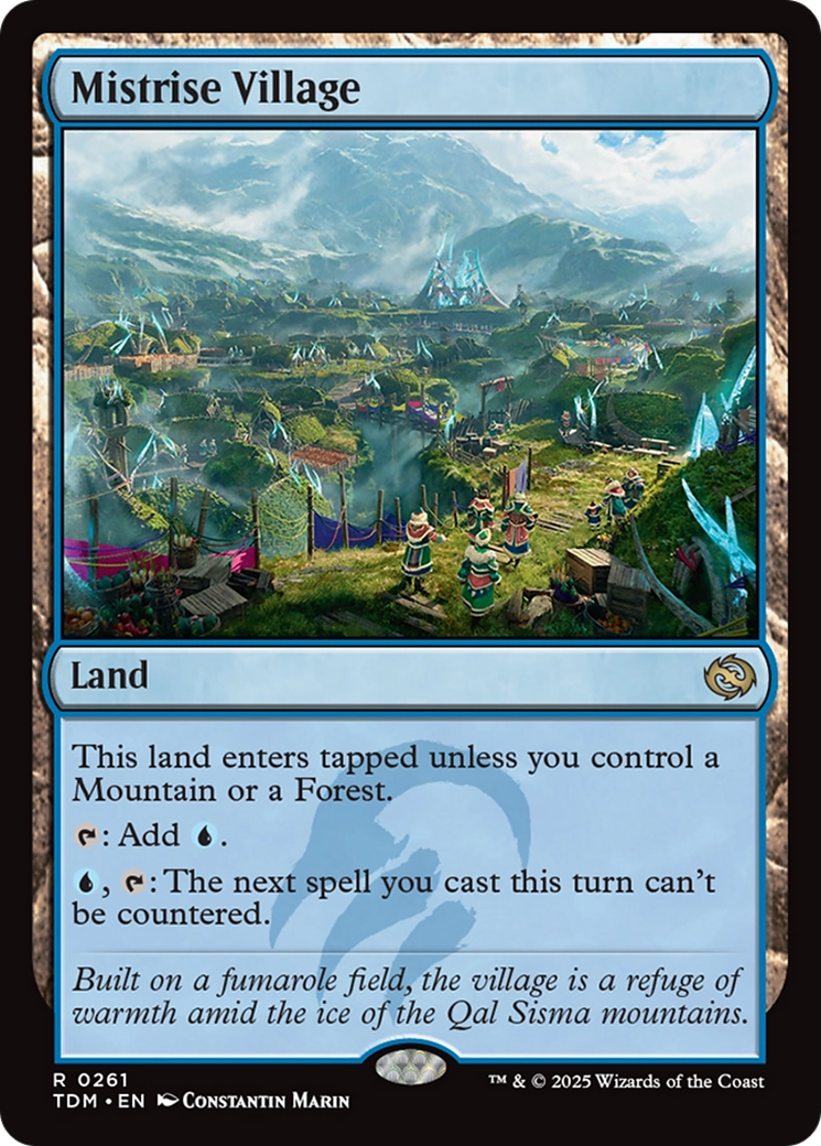 Mistrise Village (TDM-261)  - Tarkir: Dragonstorm