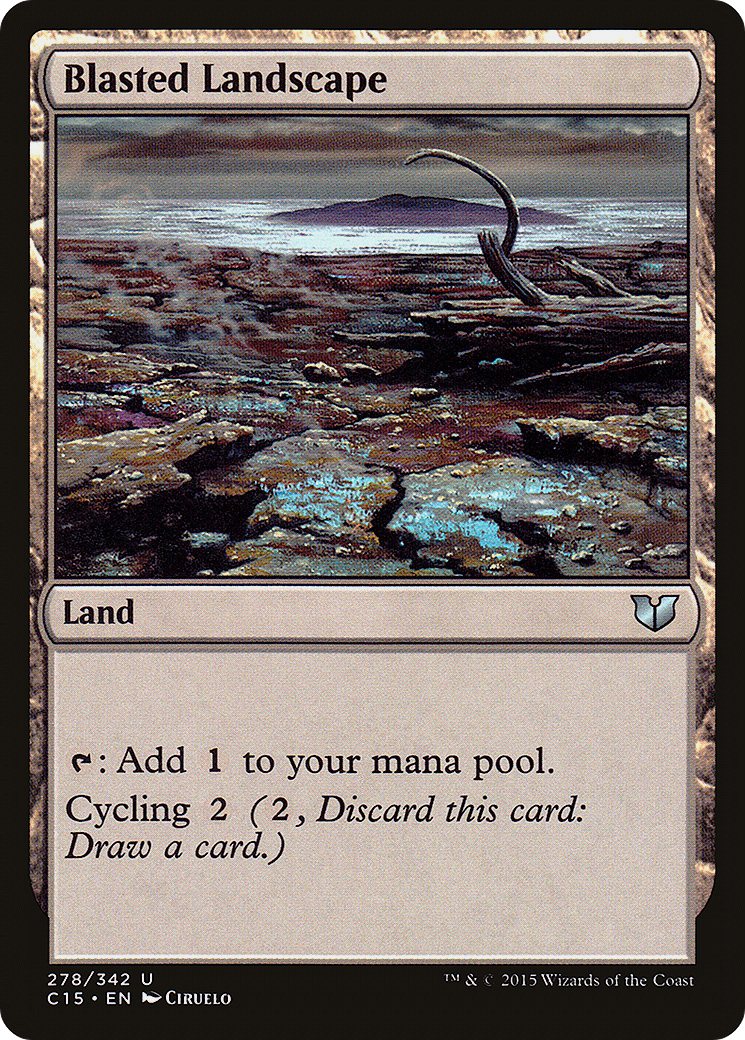 Blasted Landscape (C15-278)  - Commander 2015
