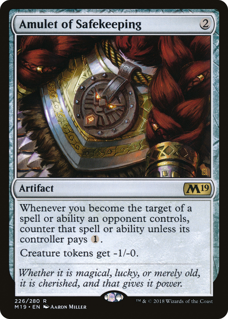 Amulet of Safekeeping (M19-226)  - Core Set 2019