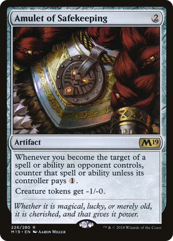 Amulet of Safekeeping (M19-226)  Foil - Core Set 2019