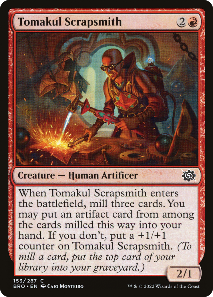 Tomakul Scrapsmith (BRO-153)  Foil - The Brothers' War