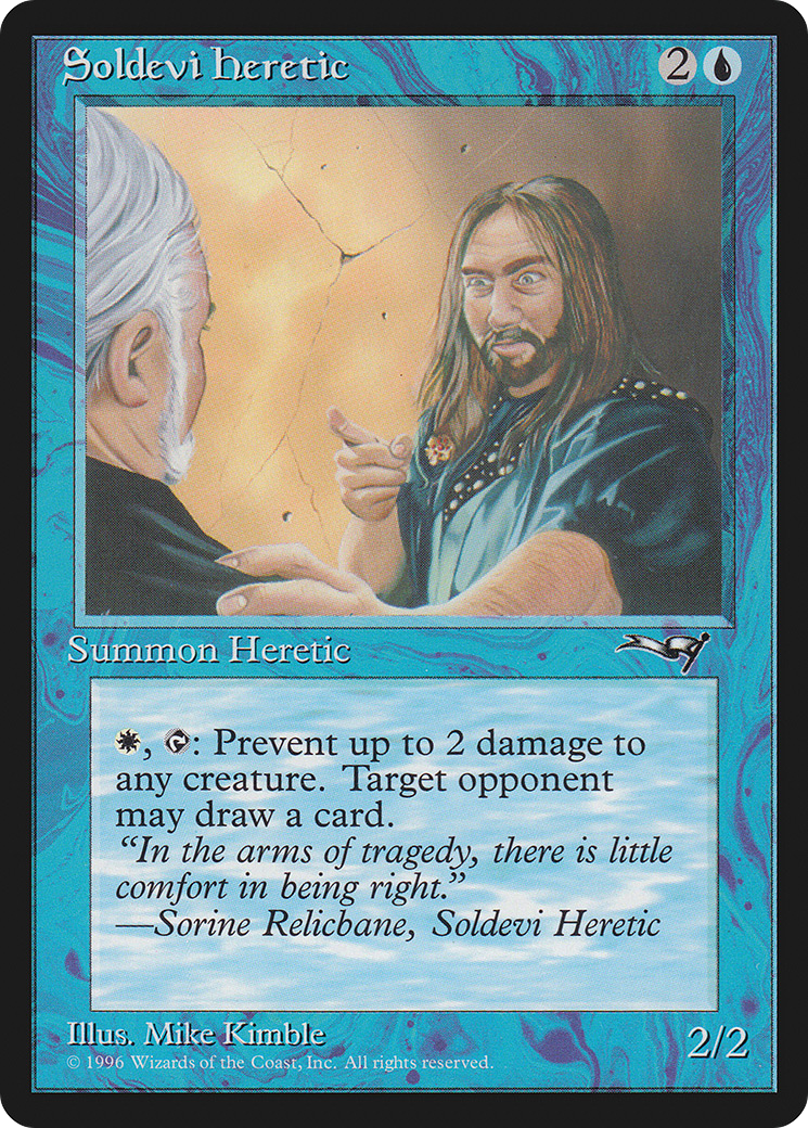 Soldevi Heretic (Blue Robe) (ALL-050)  - Alliances