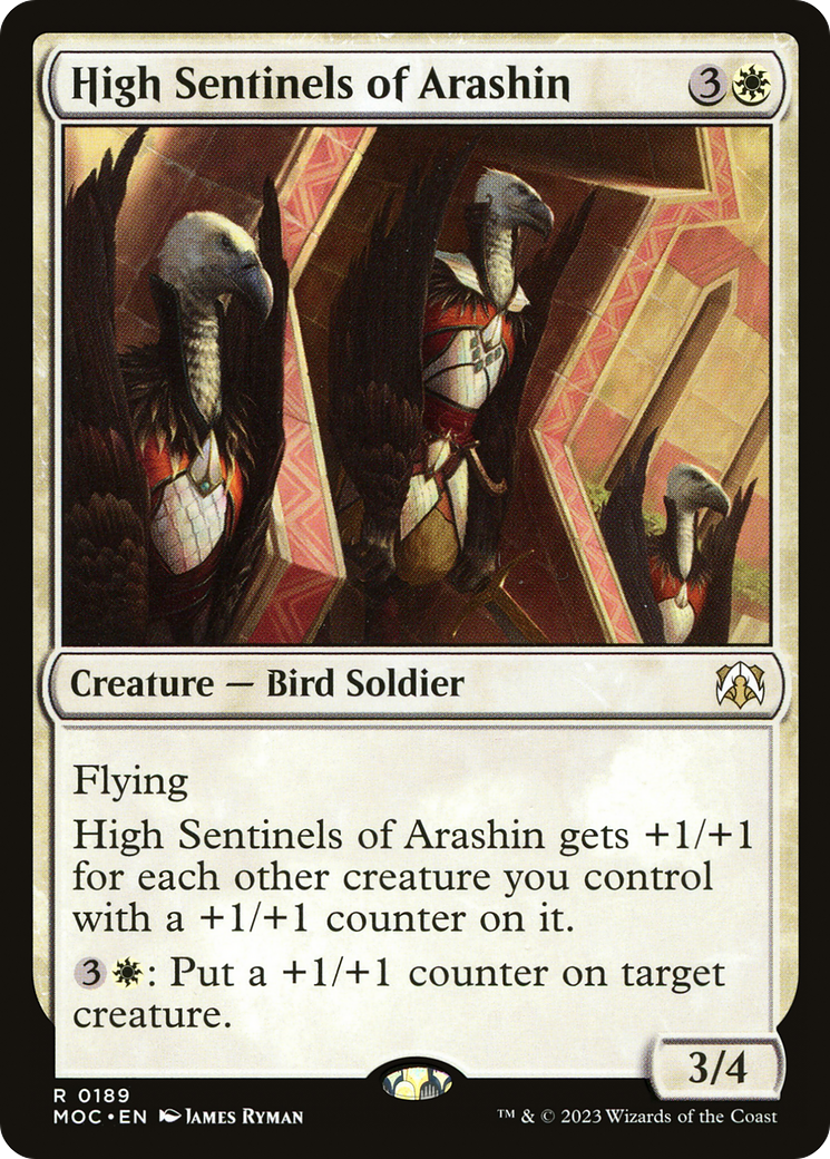 High Sentinels of Arashin (MOC-189)  - March of the Machine Commander