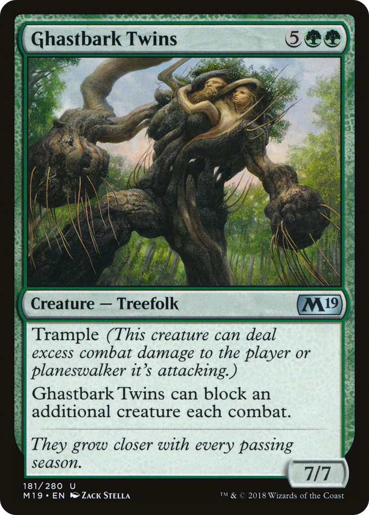 Ghastbark Twins (M19-181)  - Core Set 2019