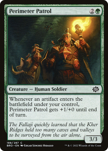 Perimeter Patrol (BRO-188)  Foil - The Brothers' War