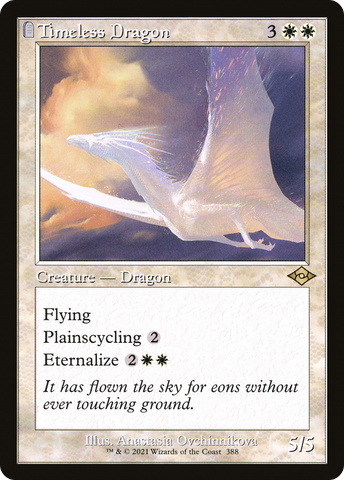 Timeless Dragon (Retro Frame) (MH2-388) - Modern Horizons 2: (tombstone)
