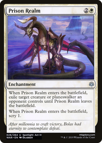 Prison Realm (WAR-026)  Foil - War of the Spark