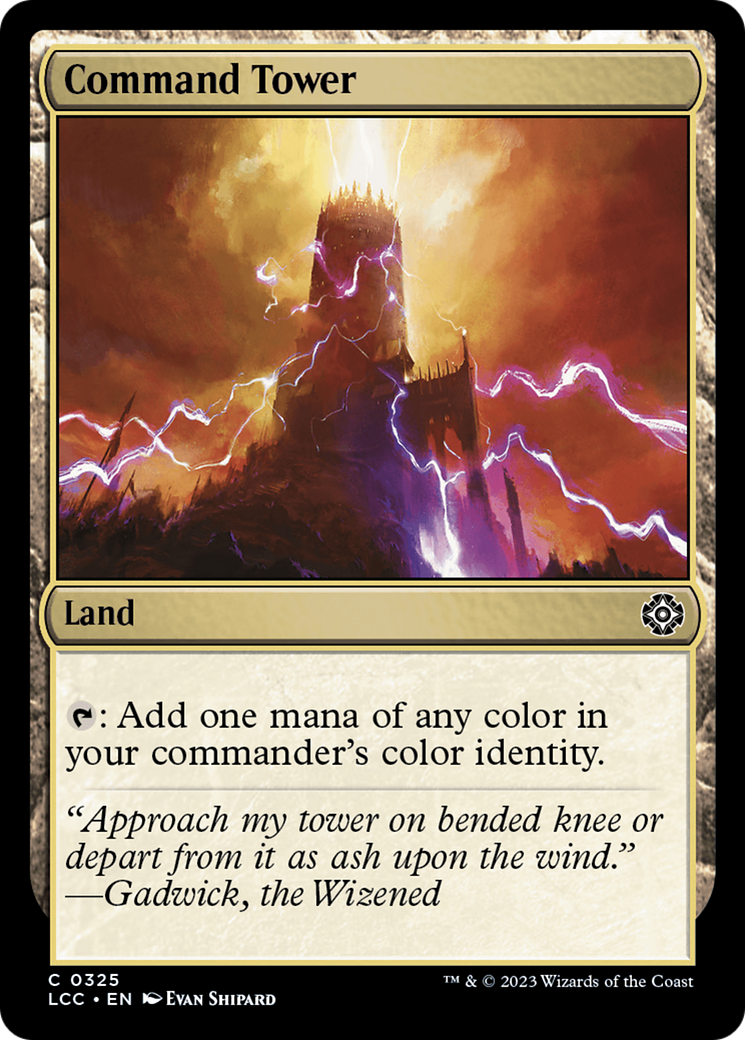Command Tower (LCC-325)  - The Lost Caverns of Ixalan Commander