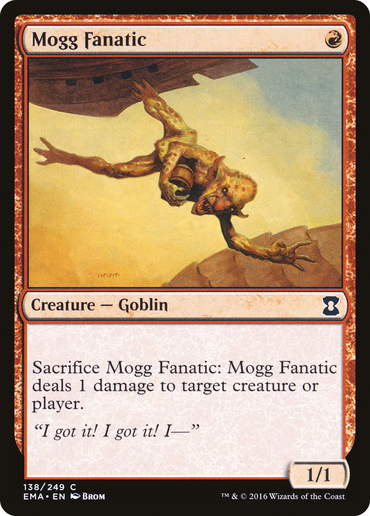 Mogg Fanatic (EMA-138)  Foil - Eternal Masters