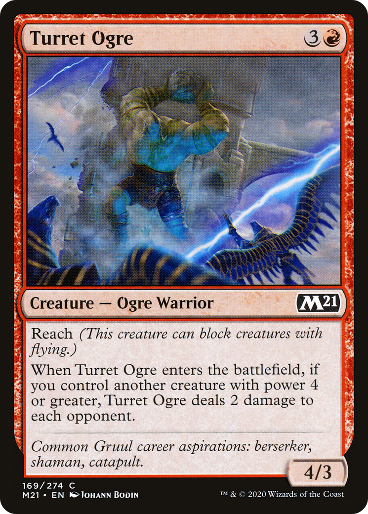Turret Ogre (M21-169)  Foil - Core Set 2021