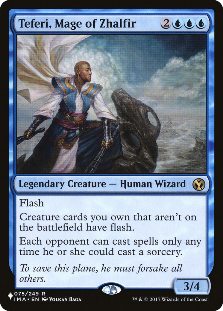 Teferi, Mage of Zhalfir (LIST-075/249)  - The List