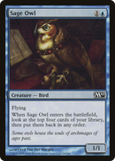 Sage Owl (M10-069)  Foil - Magic 2010