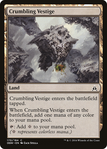 Crumbling Vestige (OGW-170)  - Oath of the Gatewatch