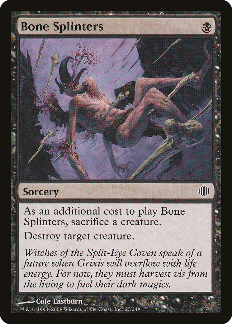 Bone Splinters (ALA-067)  - Shards of Alara