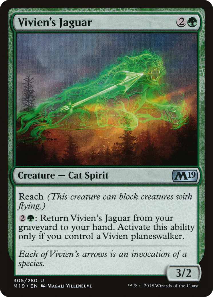 Vivien's Jaguar (M19-305)  - Core Set 2019