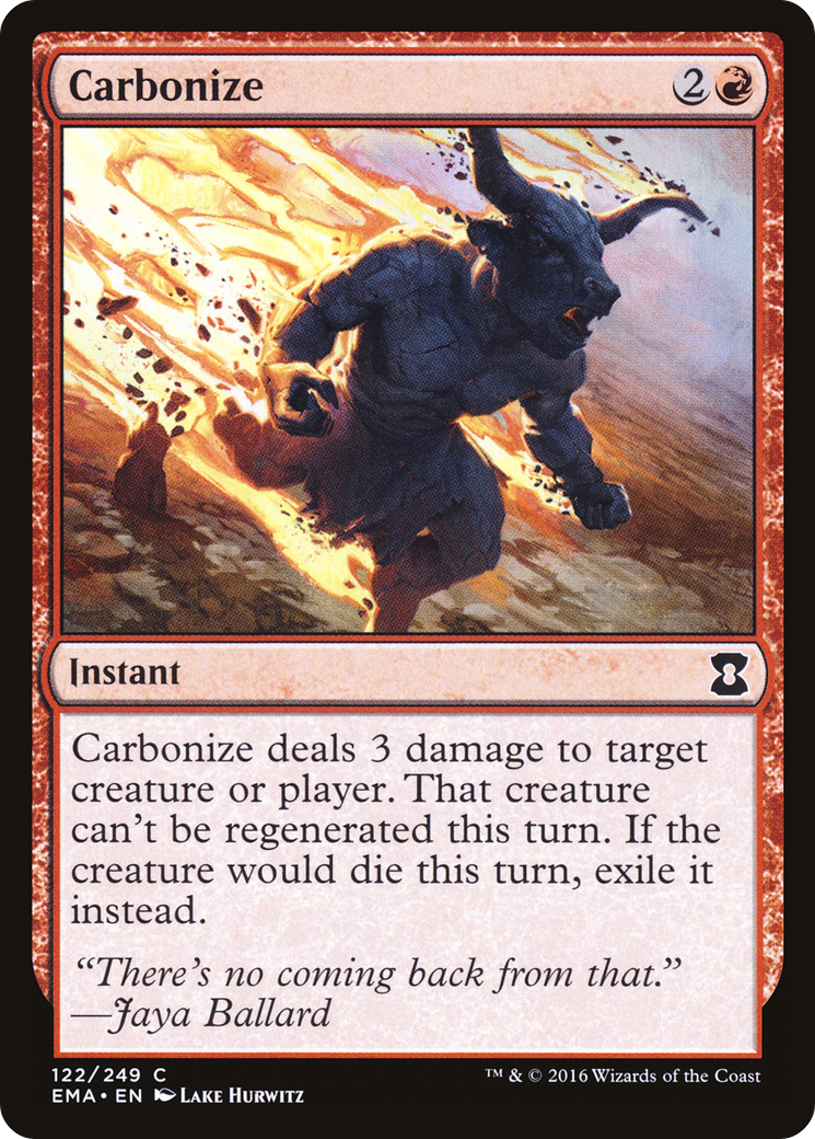 Carbonize (EMA-122)  - Eternal Masters