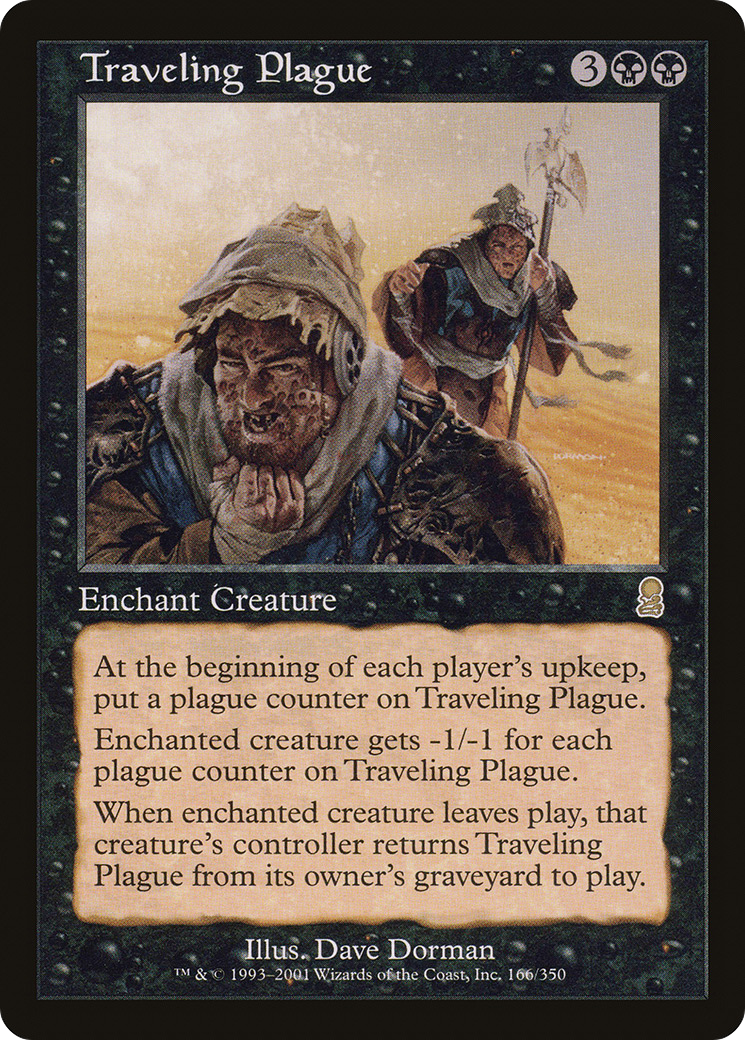 Traveling Plague (ODY-166)  Foil - Odyssey