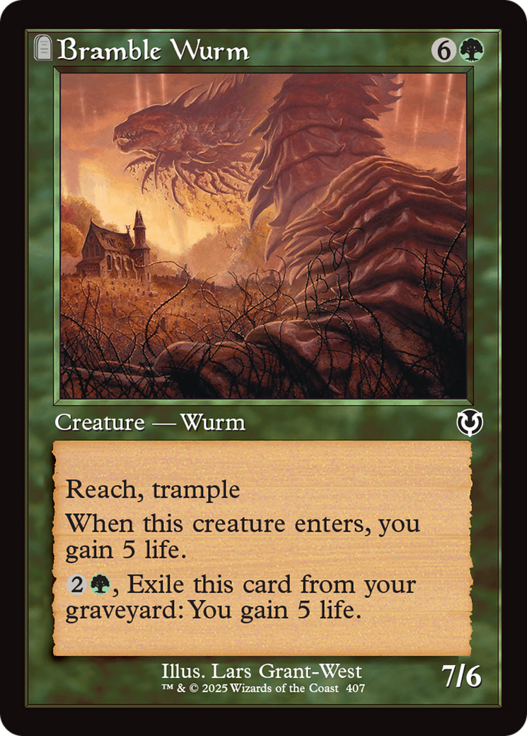 Bramble Wurm (Retro Frame) (INR-407)  - Innistrad Remastered