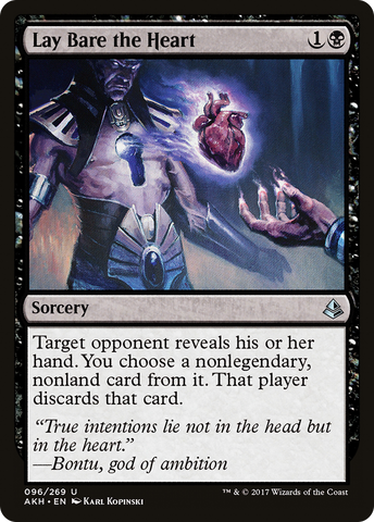 Lay Bare the Heart (AKH-096)  Foil - Amonkhet