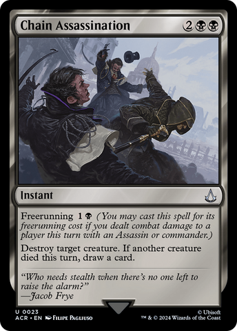 Chain Assassination (ACR-023)  Foil - Assassin's Creed
