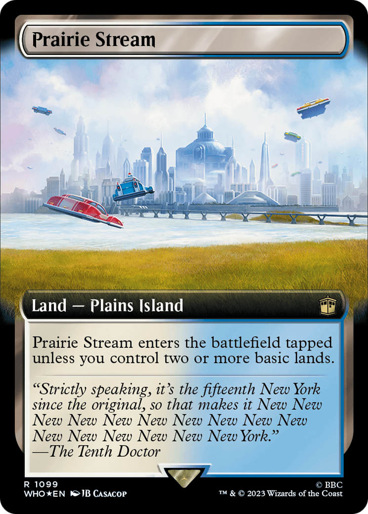 Prairie Stream (Extended Art) (Surge Foil) (WHO-1099)  Foil - Doctor Who: (Extended Art)