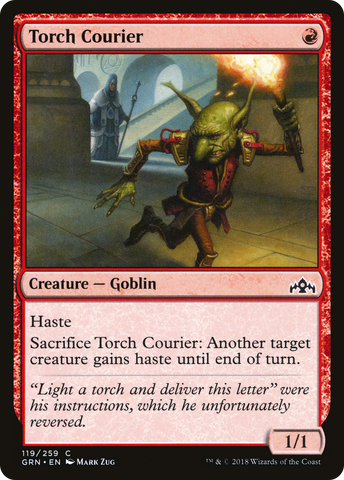 Torch Courier (GRN-119)  Foil - Guilds of Ravnica