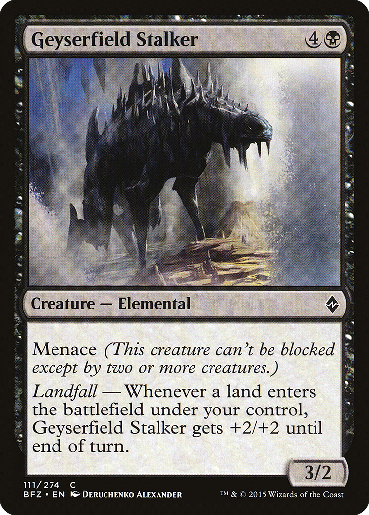 Geyserfield Stalker (BFZ-111)  - Battle for Zendikar