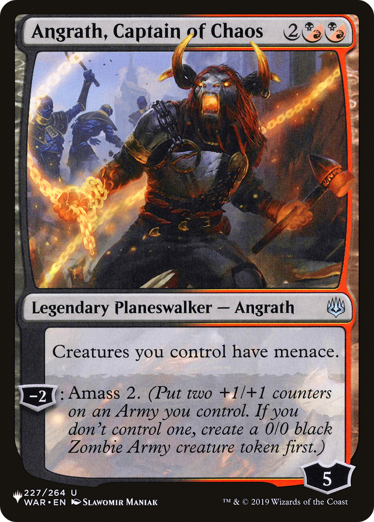 Angrath, Captain of Chaos (LIST-WAR-227)  - The List