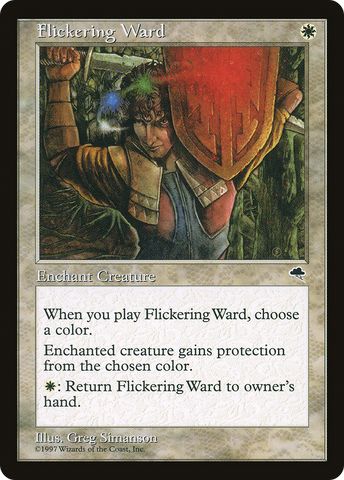 Flickering Ward (TMP-019)  - Tempest