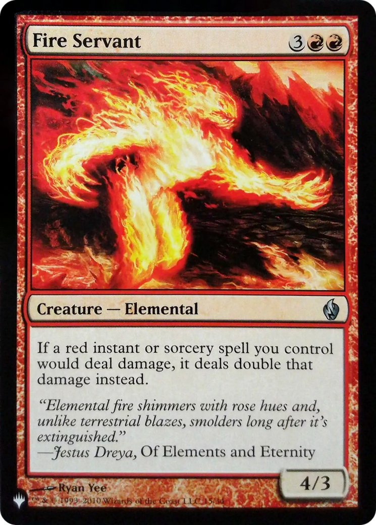 Fire Servant (LIST-PD2-15)  - The List
