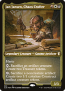 Jan Jansen, Chaos Crafter (CLB-535) - Commander Legends: Battle for Baldur's Gate Etched Foil