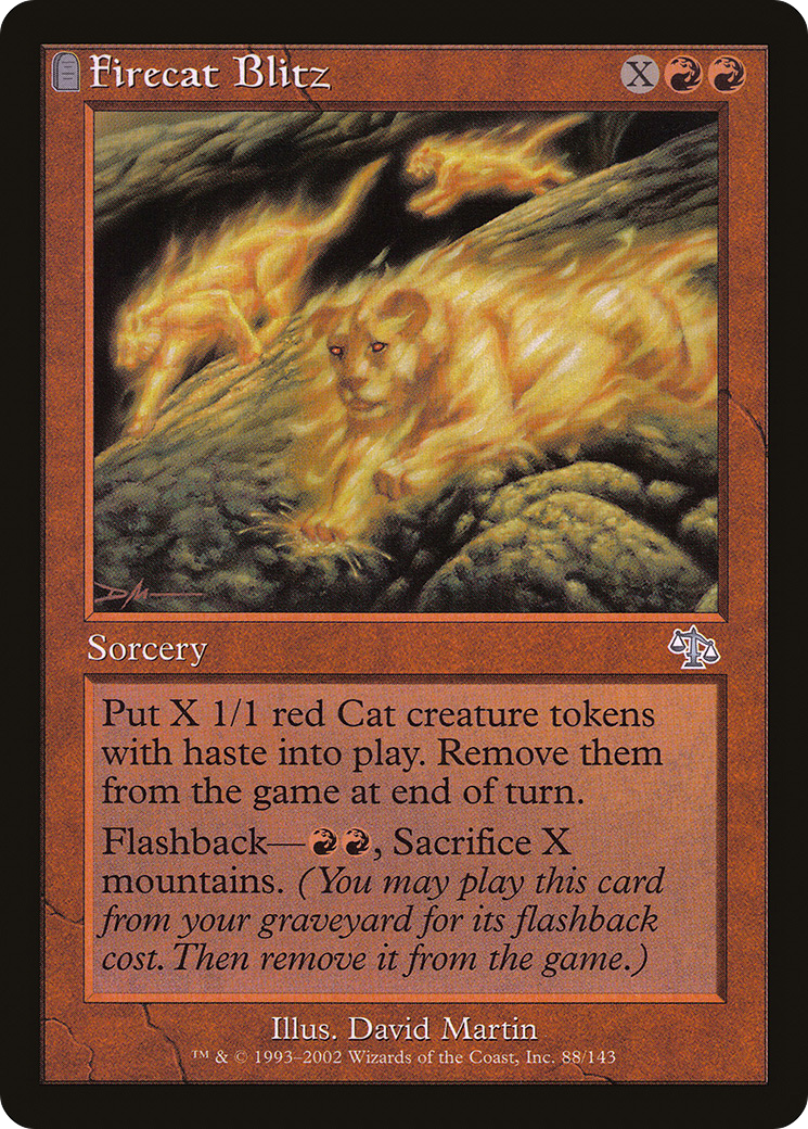 Firecat Blitz (JUD-088)  Foil - Judgment: (tombstone)