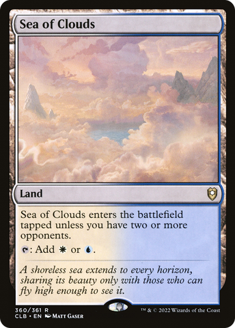 Sea of Clouds (CLB-360)  Foil - Commander Legends: Battle for Baldur's Gate