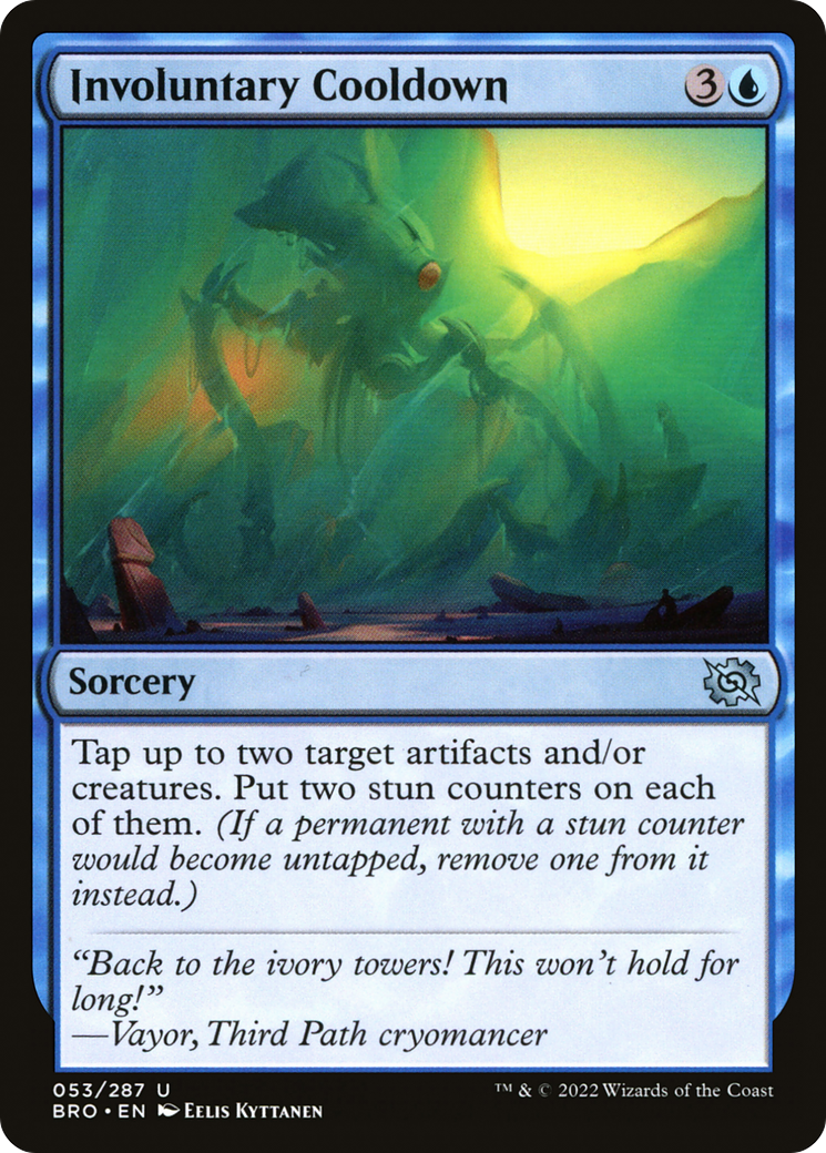 Involuntary Cooldown (BRO-053)  Foil - The Brothers' War