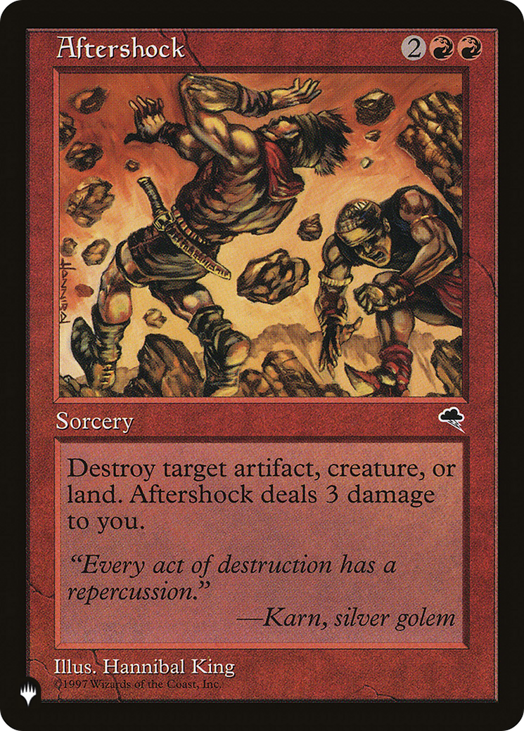 Aftershock (LIST-TMP-160)  - The List