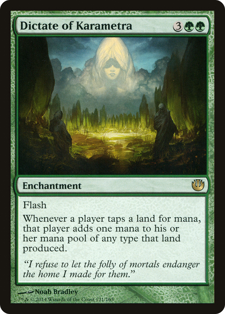 Dictate of Karametra (JOU-121)  Foil - Journey into Nyx