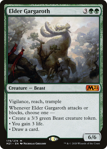 Elder Gargaroth (M21-179)  Foil - Core Set 2021