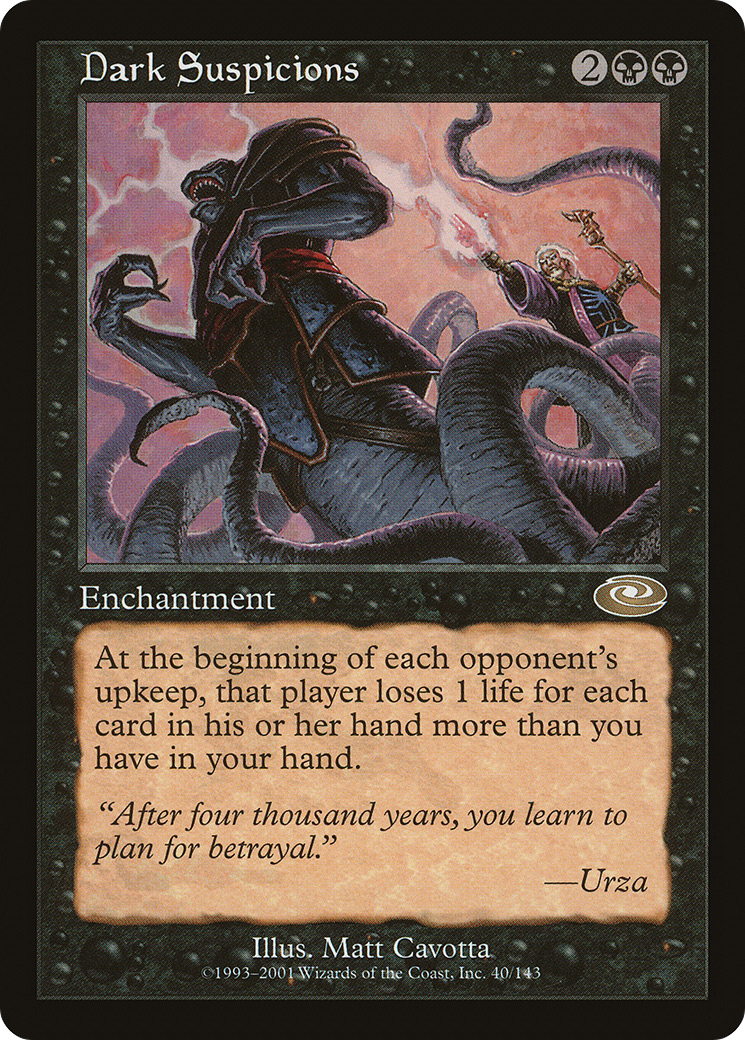 Dark Suspicions (PLS-040)  Foil - Planeshift