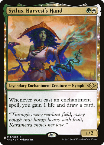 Sythis, Harvest's Hand (LIST-MH2-214) - The List: (enchantment)