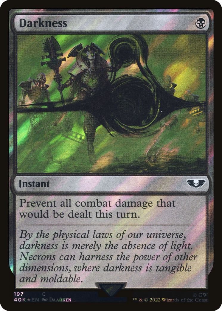 Darkness (Surge Foil) (40K-197)  Foil - Warhammer 40,000 Commander