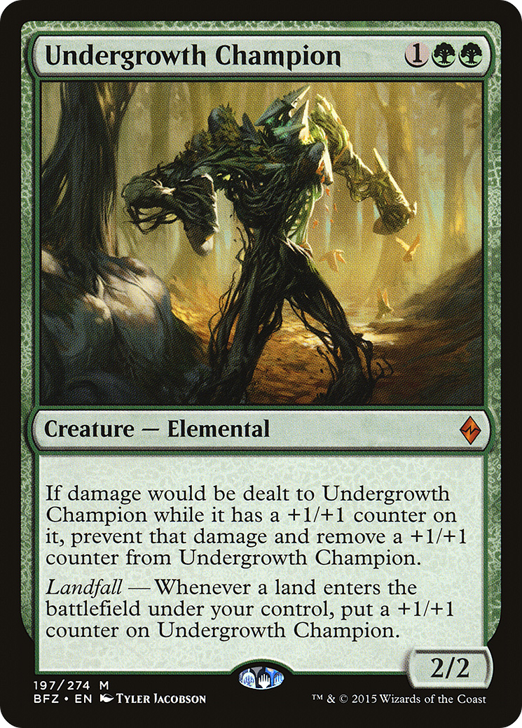 Undergrowth Champion (BFZ-197)  - Battle for Zendikar