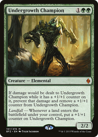 Undergrowth Champion (BFZ-197)  Foil - Battle for Zendikar