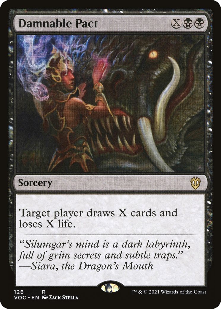 Damnable Pact (VOC-126)  - Crimson Vow Commander