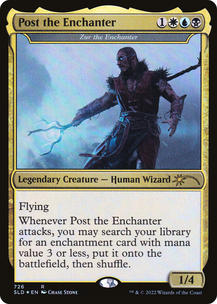Post the Enchanter - Zur the Enchanter (SLD-726)  Foil - Secret Lair Drop / Post the Enchanter