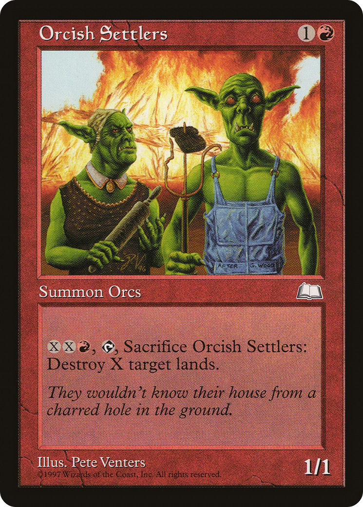 Orcish Settlers (WTH-)  - Weatherlight