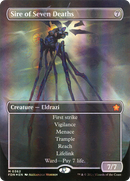 Sire of Seven Deaths (Borderless) (Mana Foil) (FDN-362)  Foil - Foundations