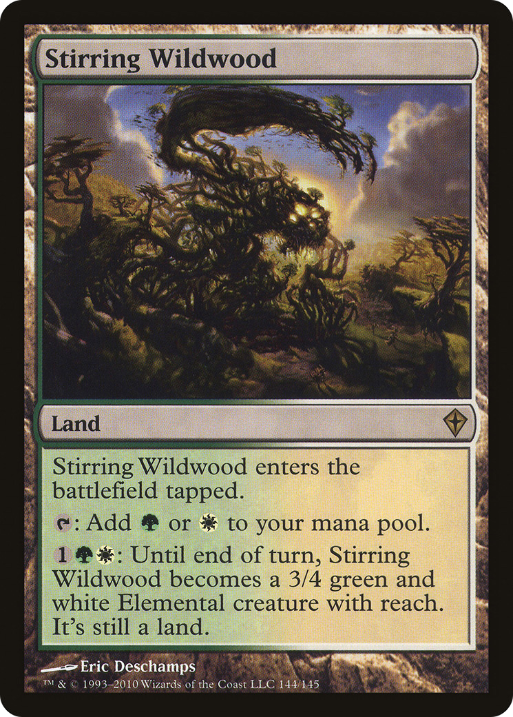 Stirring Wildwood (WWK-144)  Foil - Worldwake