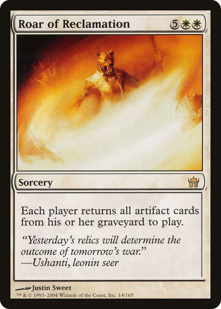 Roar of Reclamation (5DN-014)  Foil - Fifth Dawn