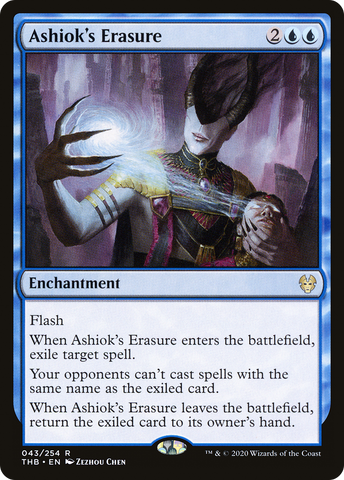 Ashiok's Erasure (THB-043)  Foil - Theros Beyond Death