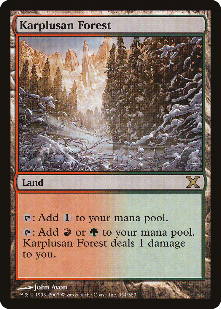 Karplusan Forest (10E-354)  - Tenth Edition